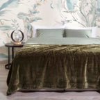 Κουβέρτα Αιγαίον Cloudy 160X220 Green